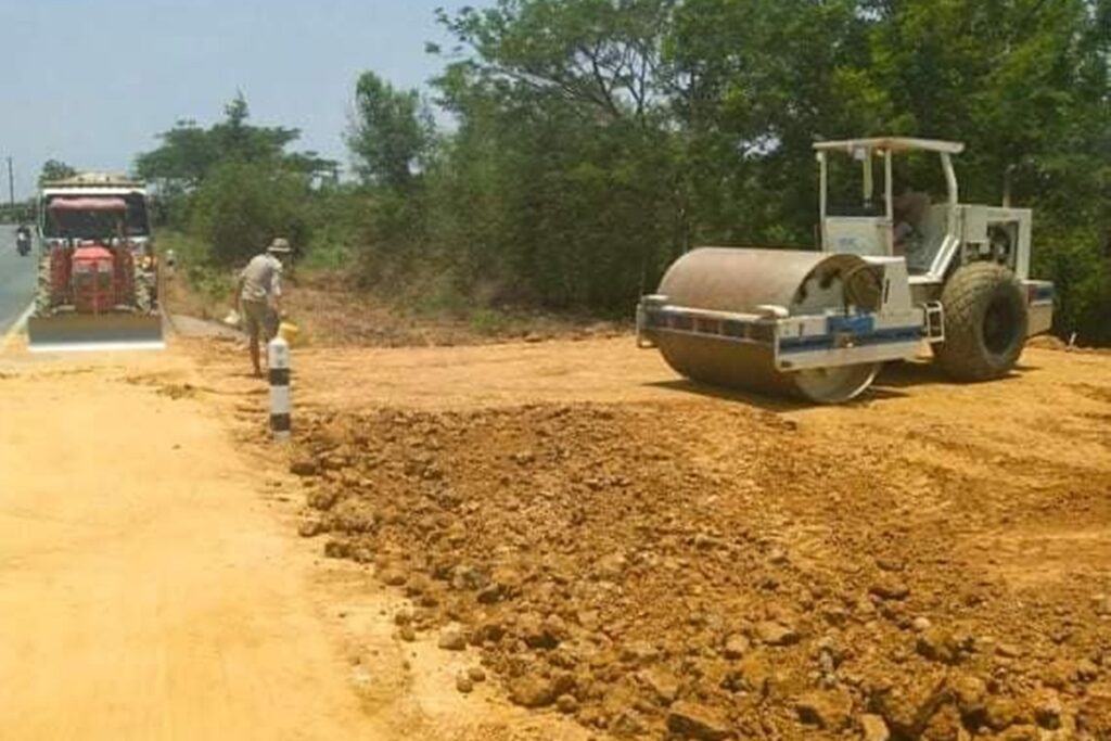 บดอัดด้วยเครืองจักรทันสมัย